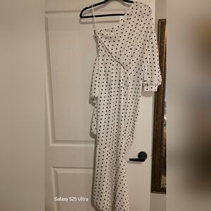 White Polka Dot Dress